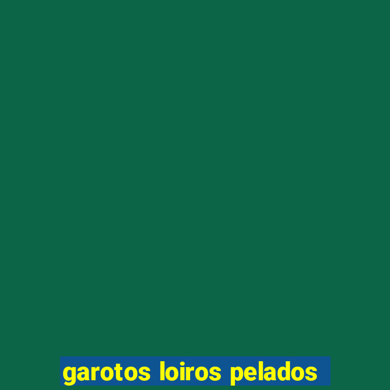 garotos loiros pelados